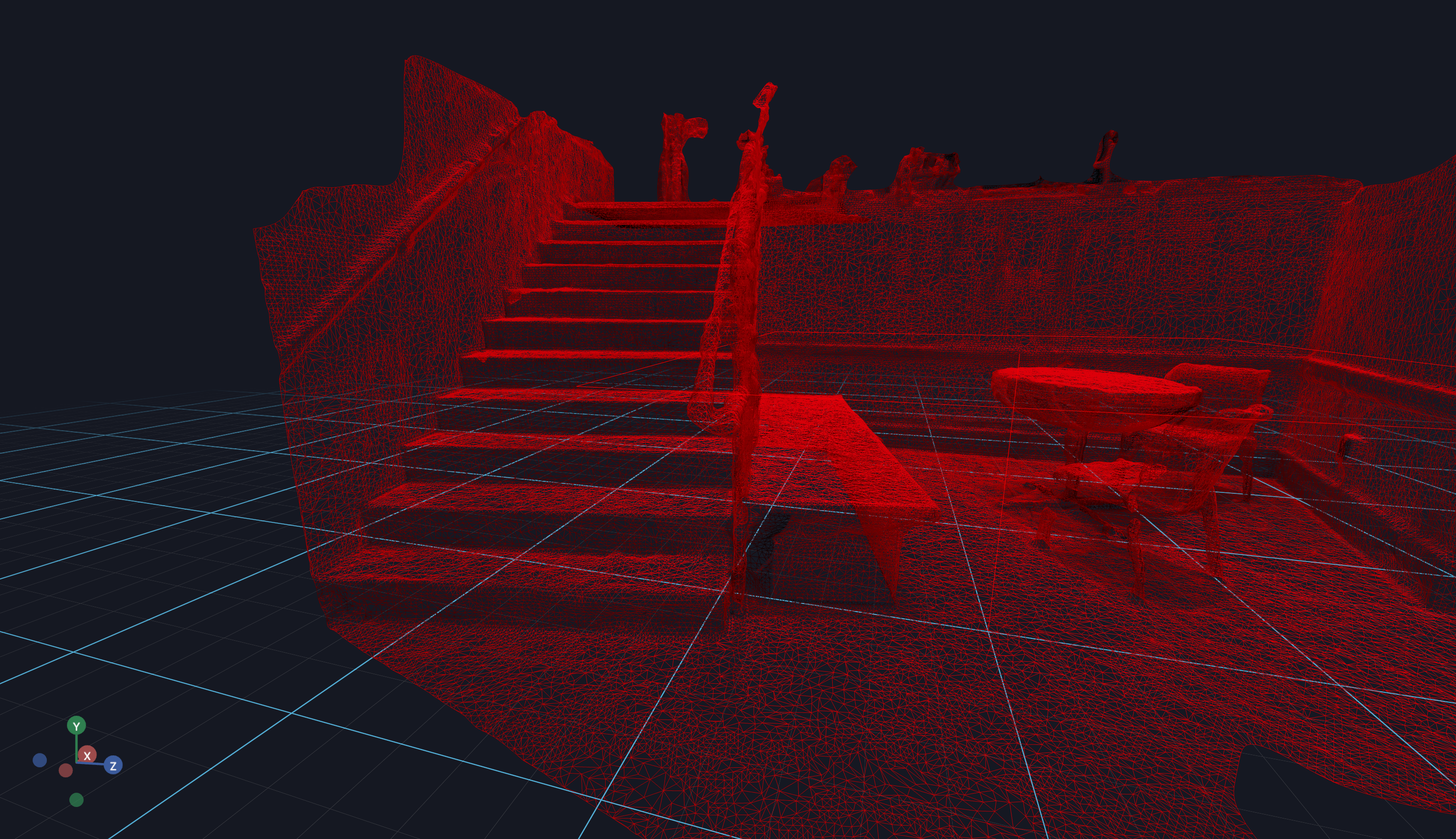 colored mesh